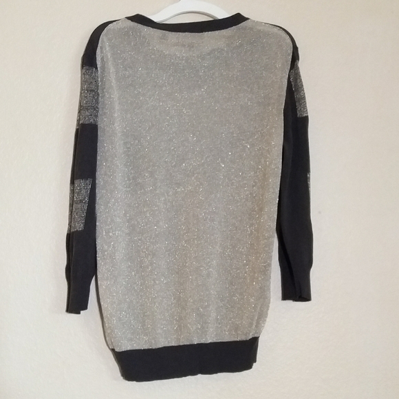 CLEARANCE! Ted Baker Metallic Stripe Sweater - Picture 2 of 6
